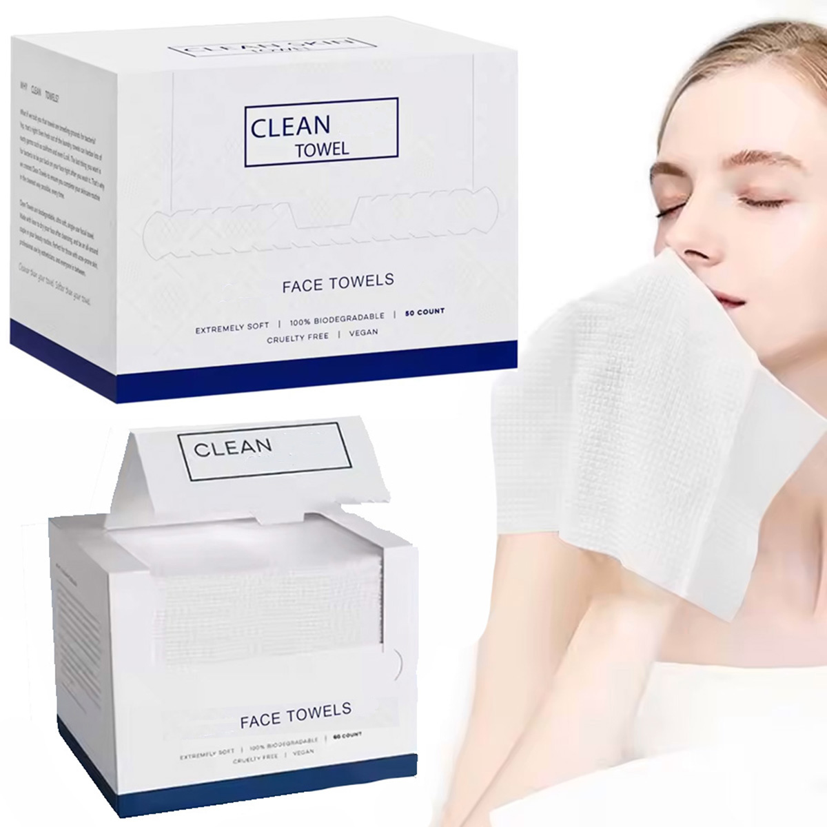 50Pcs/Box Disposable Face Towe - огляд і ціна Home Textiles Face Towel