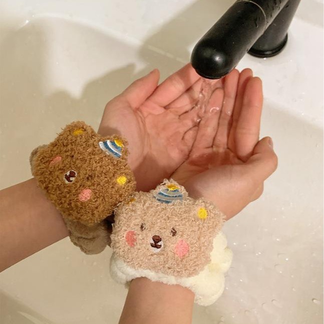 1Pair Cartoon Bear Face Wash H - огляд і ціна Home Textiles Face Towel
